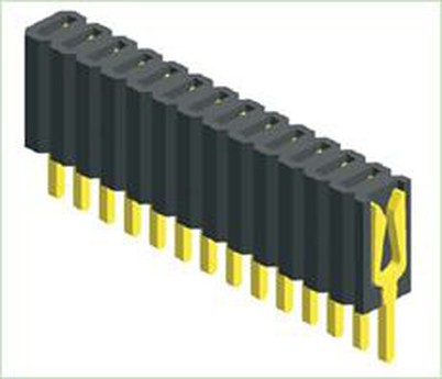 1,27 mm üherealine sirge tüüpi naispistik