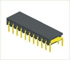 2,54 mm külgmine sisestustüüp, emane päis